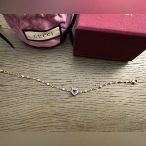 Gucci Crystal Heart Bracelet